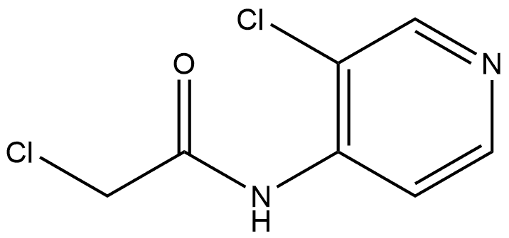 2-Chloro-N-(3-chloro-4-pyridinyl)acetamide Structure