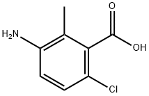 Benzoic acid, 3-amino-6-chloro-2-methyl- Structure