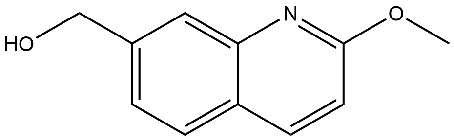 2-Methoxy-7-quinolinemethanol Structure