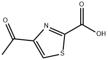 2-Thiazolecarboxylic acid, 4-acetyl- Structure