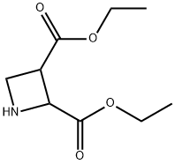 2,3-Azetidinedicarboxylic acid, 2,3-diethyl ester Structure