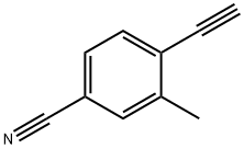 4-ethynyl-3-methylbenzonitrile 구조식 이미지