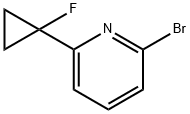 2-bromo-6-(1-fluorocyclopropyl)pyridine 구조식 이미지
