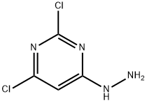 Pyrimidine, 2,4-dichloro-6-hydrazinyl- Structure