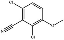 2,6-dichloro-3-methoxybenzonitrile Structure