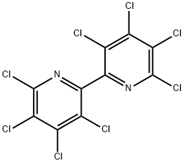 2,2'-Bipyridine, 3,3',4,4',5,5',6,6'-octachloro- Structure