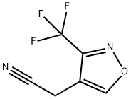 3-(Trifluoromethyl)-4-isoxazoleacetonitrile Structure