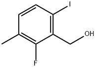 (2-Fluoro-6-iodo-3-mthylphnyl)mthanol Structure