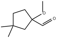 1-methoxy-3,3-dimethylcyclopentane-1-carbaldeh
yde Structure