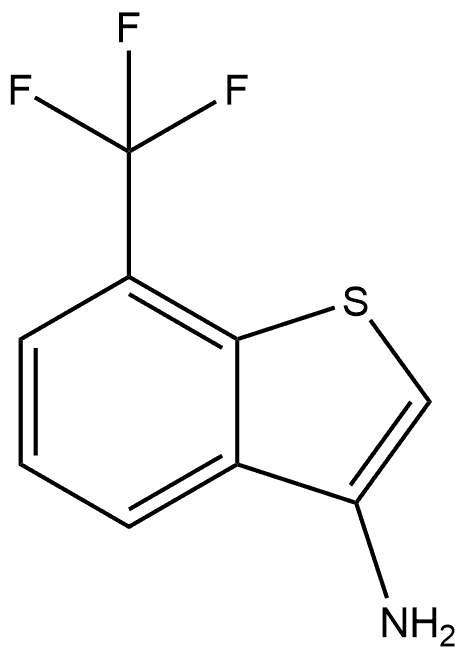 7-(Trifluoromethyl)benzo[b]thiophen-3-amine Structure