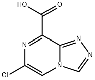 1,2,4-Triazolo[4,3-a]pyrazine-8-carboxylic acid, 6-chloro- Structure