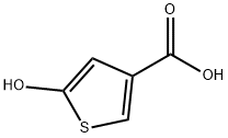 5-Hydroxy-3-thiophenecarboxylic acid Structure