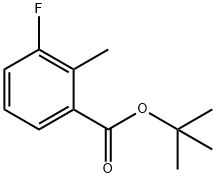 tert-butyl 3-fluoro-2-methylbenzoate Structure