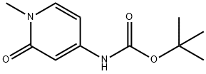 Carbamic acid, N-(1,2-dihydro-1-methyl-2-oxo-4-pyridinyl)-, 1,1-dimethylethyl ester Structure