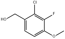 (2-Chloro-3-fluoro-4-mthoxyphnyl)mthanol Structure