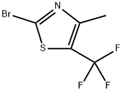 2-bromo-4-methyl-5-(trifluoromethyl)-1,3-thiazole Structure