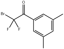 Ethanone, 2-?bromo-?1-?(3,?5-?dimethylphenyl)?-?2,?2-?difluoro- Structure