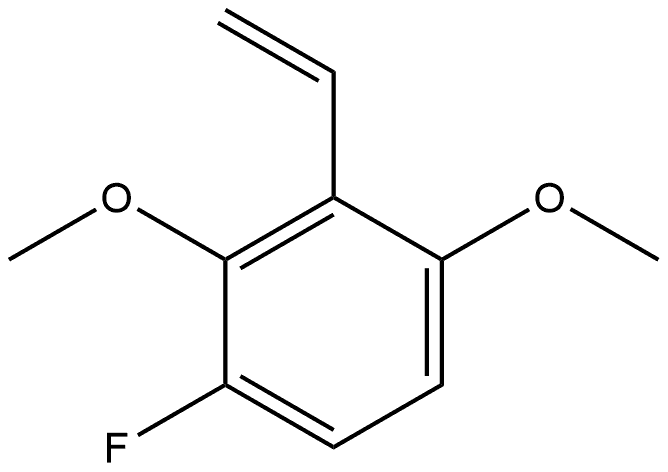 2-Ethenyl-4-fluoro-1,3-dimethoxybenzene Structure