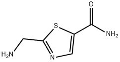 5-Thiazolecarboxamide, 2-(aminomethyl)- Structure