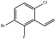 3-Bromo-6-chloro-2-fluorostyrene 구조식 이미지