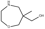 1,4-Oxazepine-6-methanol, hexahydro-6-methyl- Structure