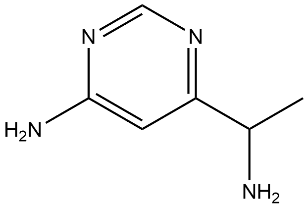 6-Amino-α-methyl-4-pyrimidinemethanamine Structure