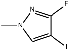 1H-Pyrazole, 3-fluoro-4-iodo-1-methyl- Structure