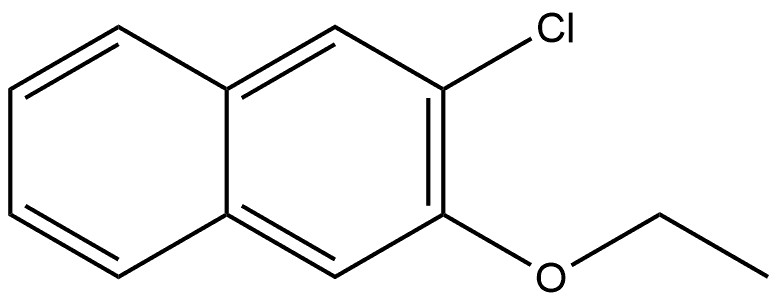 2-Chloro-3-ethoxynaphthalene Structure