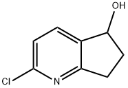 2-Chloro-6,7-dihydro-5H-cyclopenta[b]pyridin-5-ol Structure