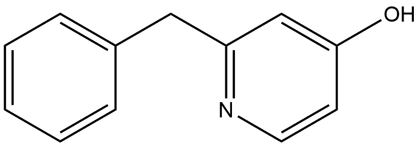 2-(Phenylmethyl)-4-pyridinol Structure