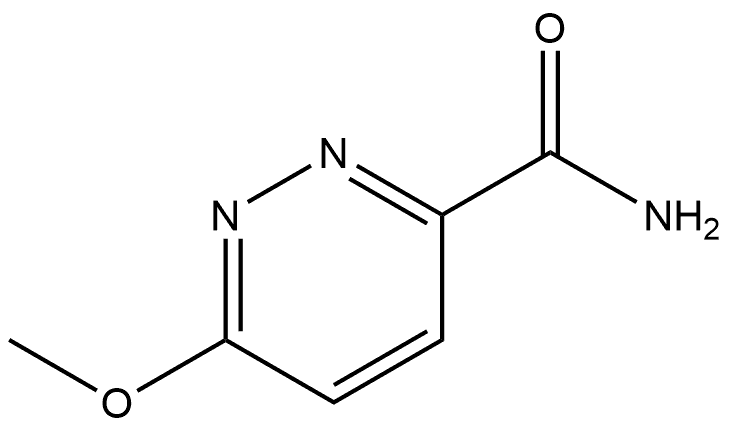 6-Methoxy-3-pyridazinecarboxamide Structure