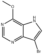 7-bromo-4-methoxy-5H-pyrrolo[3,2-d]pyrimidine Structure