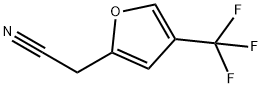 2-[4-(trifluoromethyl)furan-2-yl]acetonitrile Structure