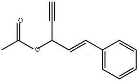 1-Penten-4-yn-3-ol, 1-phenyl-, 3-acetate, (1E)- Structure