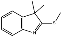 3,3-dimethyl-2-methylsulfanyl-3H-indole 구조식 이미지