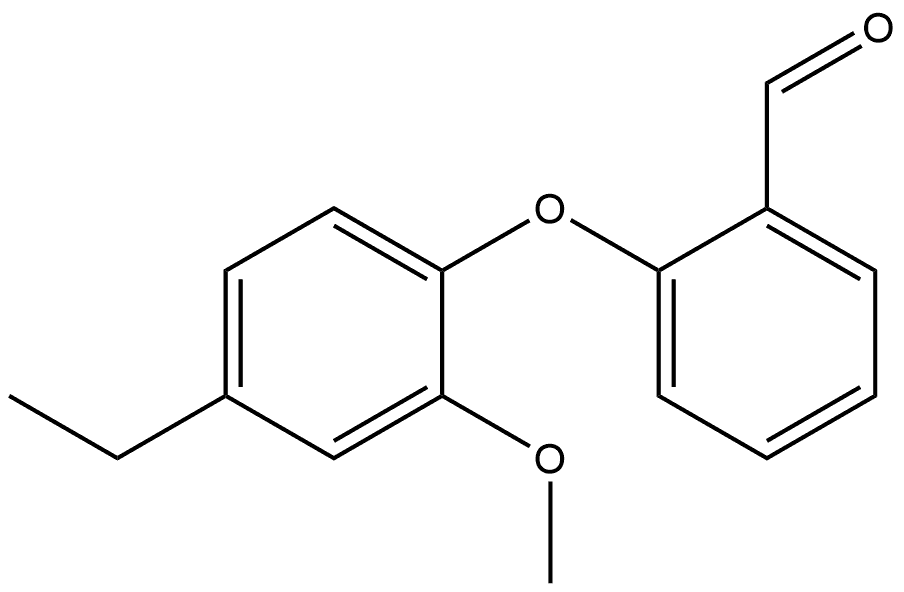 2-(4-Ethyl-2-methoxyphenoxy)benzaldehyde Structure