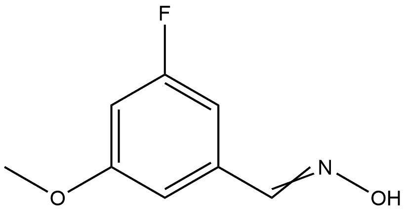 3-Fluoro-5-methoxybenzaldehyde oxime Structure