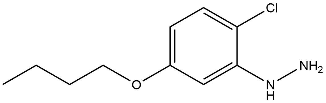 (5-Butoxy-2-chlorophenyl)hydrazine Structure