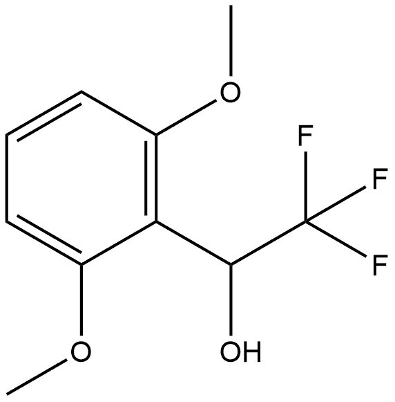 Benzenemethanol, 2,6-dimethoxy-α-(trifluoromethyl)- Structure