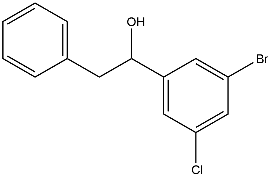 α-(3-Bromo-5-chlorophenyl)benzeneethanol Structure