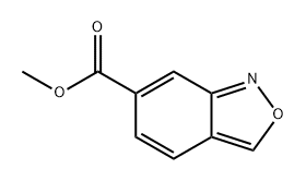 2,1-Benzisoxazole-6-carboxylic acid, methyl ester Structure