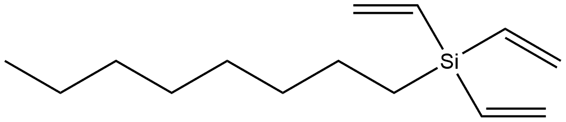 Silane, triethenyloctyl- Structure