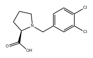 D-Proline, 1-[(3,4-dichlorophenyl)methyl]- Structure