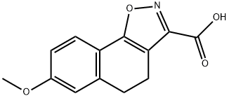 4,5-Dihydro-7-methoxynaphth[2,1-d]isoxazole-3-carboxylic acid Structure