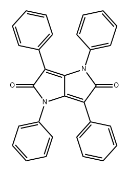 Pyrrolo[3,2-b]pyrrole-2,5(1H,4H)-dione, 1,3,4,6-tetraphenyl- Structure