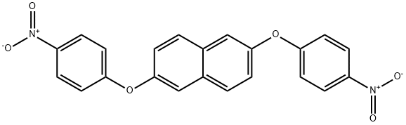 Naphthalene, 2,6-bis(4-nitrophenoxy)- Structure