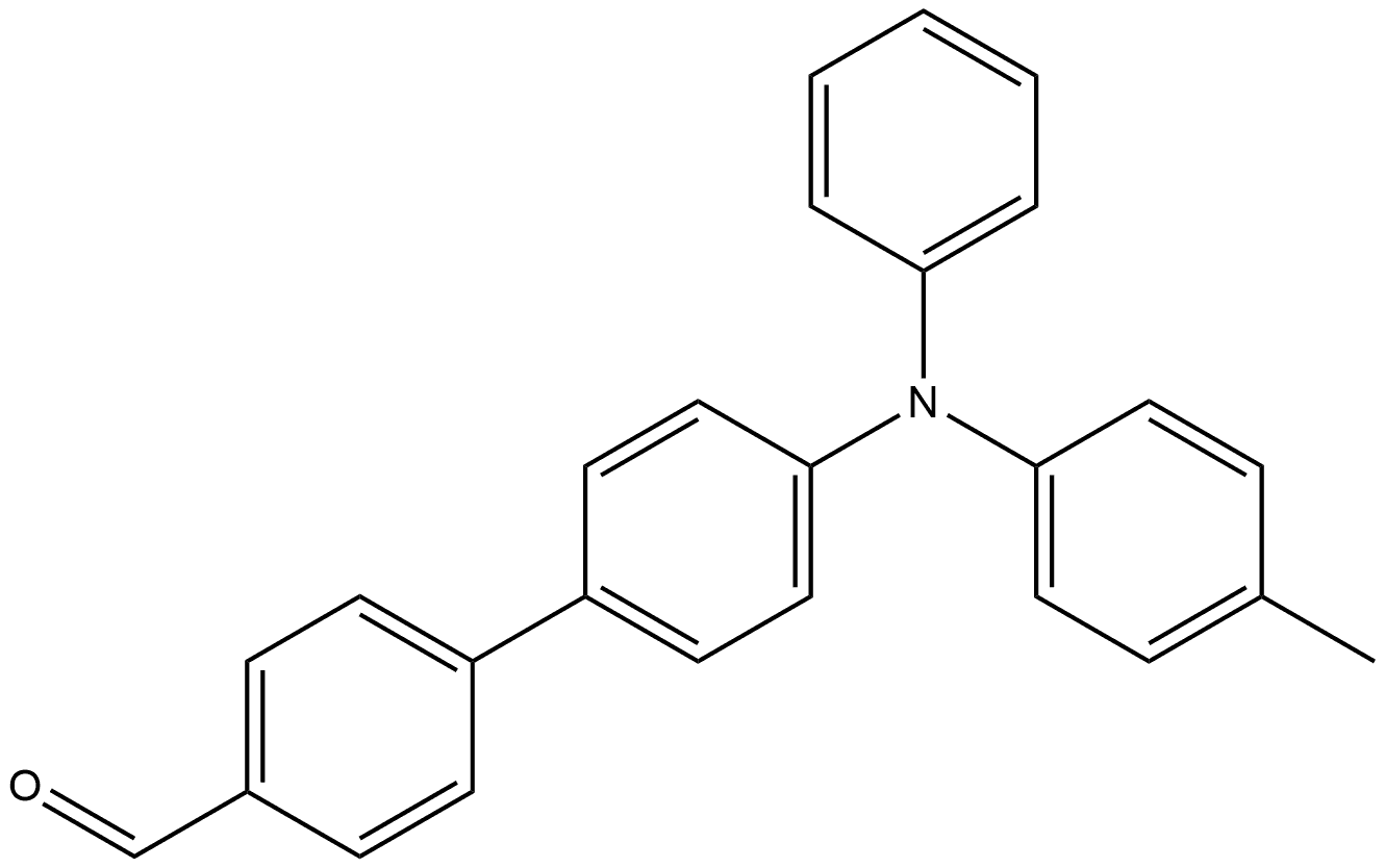 4'-[(4-Methylphenyl)phenylamino][1,1'-biphenyl]-4-carboxaldehyde Structure