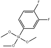 1,2-Difluoro-4-(trimethoxysilyl)benzene Structure