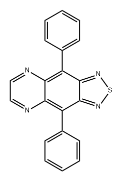 [1,2,5]Thiadiazolo[3,4-g]quinoxaline, 4,9-diphenyl- Structure