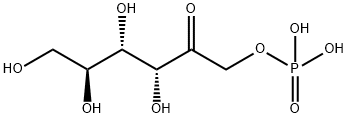 L-Fructose, 1-(dihydrogen phosphate) 구조식 이미지